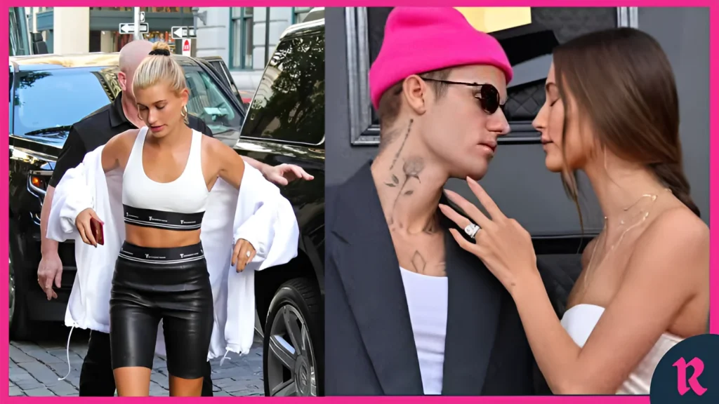 hailey bieber engagement ring