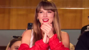 Taylor Swift Reacts Kylie Jason Kelce Baby News